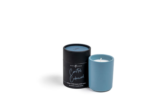 Earth & Ember: Coastal Cedarwood, 2oz Votive Candle - by Milkhouse Candle Co.