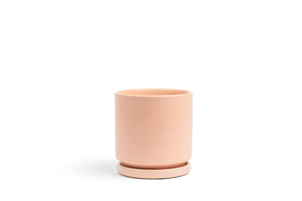 4.5" Blush Gemstone Cylinder Pot