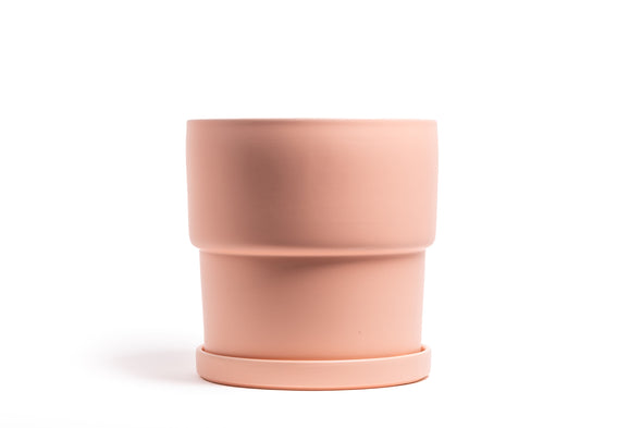 *SALE* 8.5" Calyx Pot with Water Saucer $20