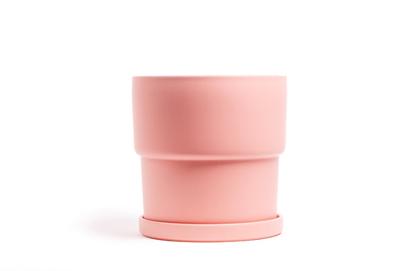 *SALE* 8.5" Calyx Pot with Water Saucer $20