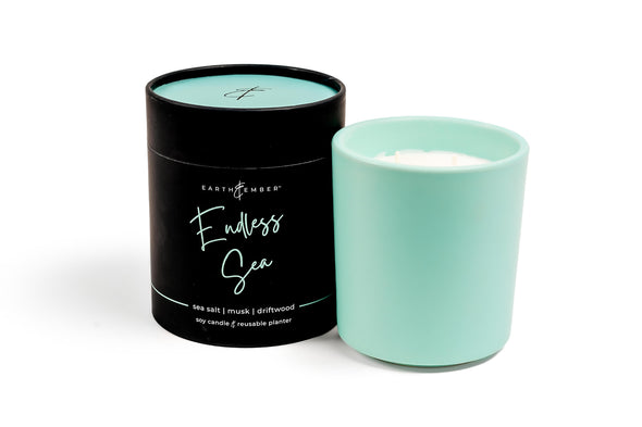 Earth & Ember: Endless Sea - 13oz Tumbler Candle - by Milkhouse Candle Co.