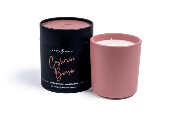 Earth & Ember: Cashmere Blush - 13oz Tumbler Candle - by Milkhouse Candle Co.