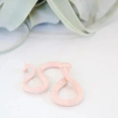 Grapefruit Pastel Ceramic Snake from Carter & Rose