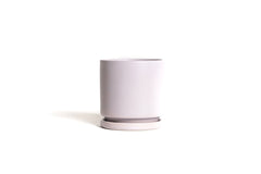 4.5" Lavender Gemstone Cylinder Pot